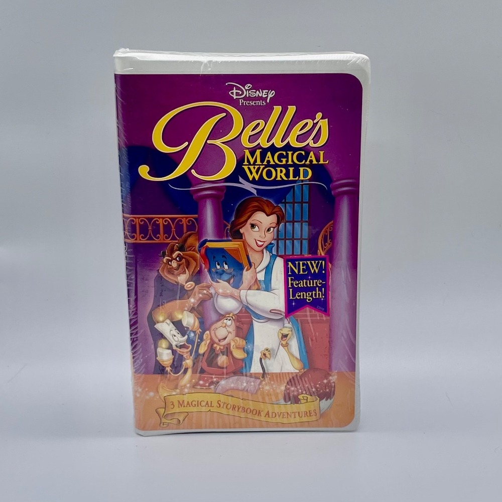 Beauty and the Beast: Belles Magical World (VHS,‎ 1998) SEALED CLAMSHELL